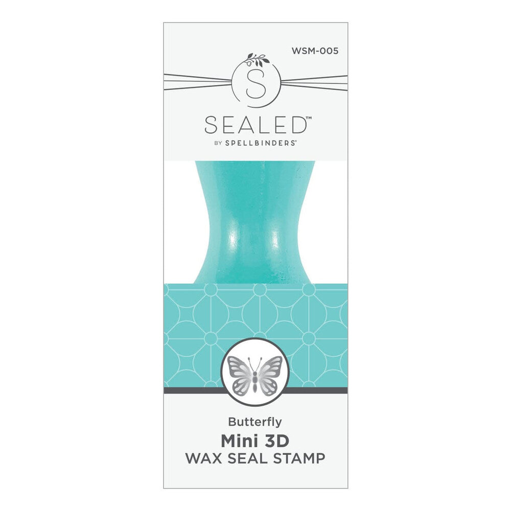 Spellbinders Butterfly Mini 3D Wax Seal Stamp (WSM-005) Spellbinders Butterfly Mini 3D Wax Seal Stamp (WSM-005)