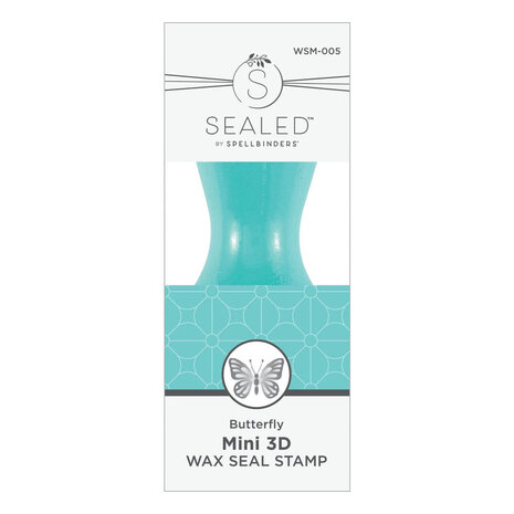 Spellbinders Butterfly Mini 3D Wax Seal Stamp (WSM-005) Spellbinders Butterfly Mini 3D Wax Seal Stamp (WSM-005)