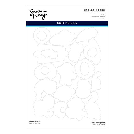 Spellbinders Space Friends Stamp and Die Bundle (BD-0956) Spellbinders Space Friends Stamp and Die Bundle (BD-0956)