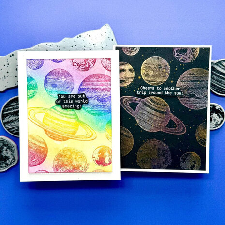 Spellbinders Space Friends Stamp and Die Bundle (BD-0956) Spellbinders Space Friends Stamp and Die Bundle (BD-0956)
