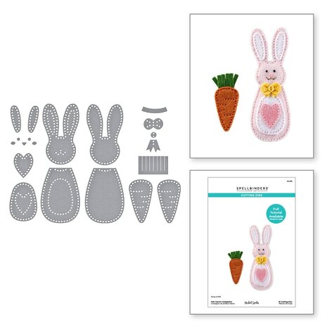 Spellbinders Felt Stitch & Create Felt Carrot Companion Dies (S6-255) Spellbinders Felt Stitch & Create Felt Carrot Companion Dies (S6-255)