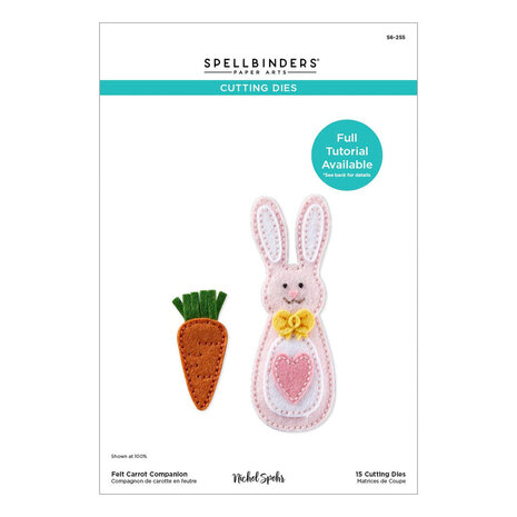 Spellbinders Felt Stitch & Create Felt Carrot Companion Dies (S6-255) Spellbinders Felt Stitch & Create Felt Carrot Companion Dies (S6-255)