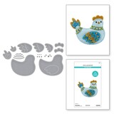 Spellbinders Felt Stitch & Create Felt Cozy Cluck Dies (S7-273)