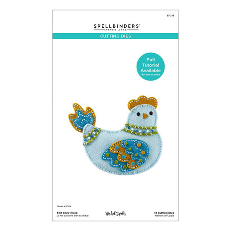 Spellbinders Felt Stitch & Create Felt Cozy Cluck Dies (S7-273)