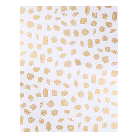 Spellbinders Gorgeous You Luxe Life Foiled Acetate 8.5x11 Inch (SCSP-015)