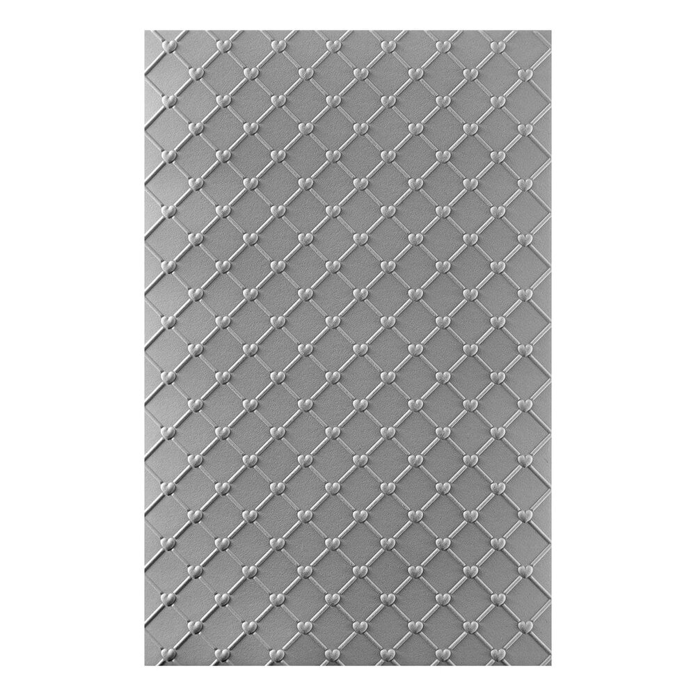 Spellbinders Gorgeous You Cross My Heart 3D Embossing Folder (E3D-102) Spellbinders Gorgeous You Cross My Heart 3D Embossing Folder (E3D-102)