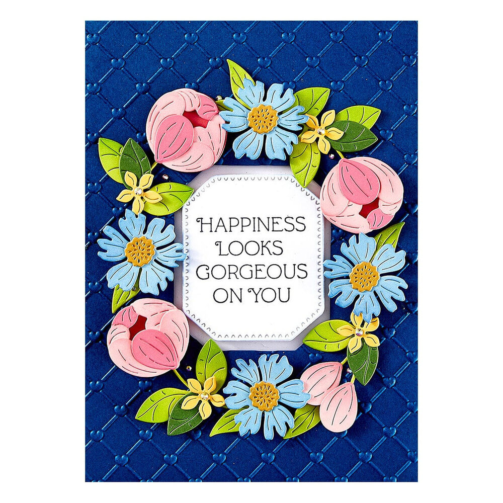 Spellbinders Gorgeous You Cross My Heart 3D Embossing Folder (E3D-102) Spellbinders Gorgeous You Cross My Heart 3D Embossing Folder (E3D-102)