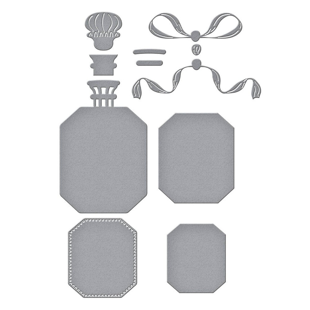 Spellbinders Gorgeous You Perfume Bottle Dies (S4-1359) Spellbinders Gorgeous You Perfume Bottle Dies (S4-1359)