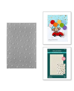 Spellbinders Little Smiles Wishing Stars 3D Embossing Folder (E3D-120) Spellbinders Little Smiles Wishing Stars 3D Embossing Folder (E3D-120)