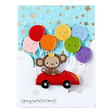 Spellbinders Little Smiles Wishing Stars 3D Embossing Folder (E3D-120) Spellbinders Little Smiles Wishing Stars 3D Embossing Folder (E3D-120)