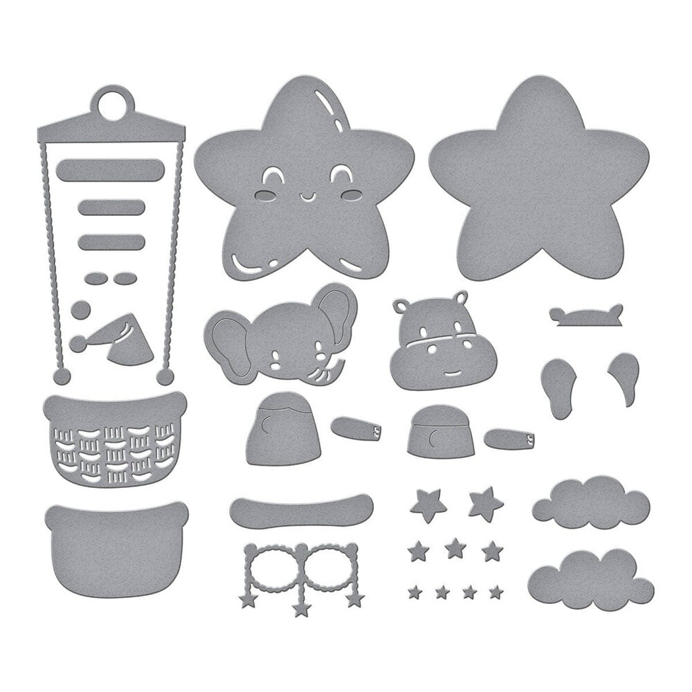 Spellbinders Little Smiles Swinging Among the Stars  Dies (S5-669)