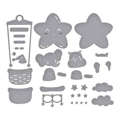 Spellbinders Little Smiles Swinging Among the Stars  Dies (S5-669)