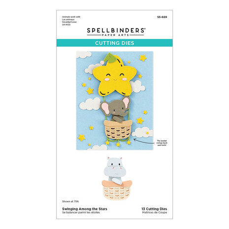 Spellbinders Little Smiles Swinging Among the Stars  Dies (S5-669)