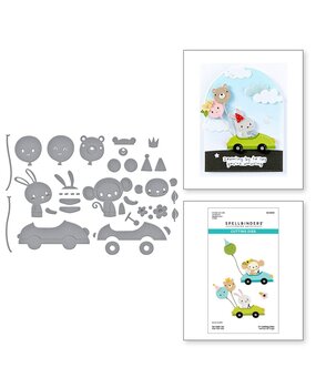 Spellbinders Little Smiles Go Kart Go Dies (S4-1400)