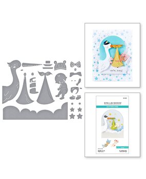 Spellbinders Little Smiles Bundle of Joy Dies (S4-1402) Spellbinders Little Smiles Bundle of Joy Dies (S4-1402)