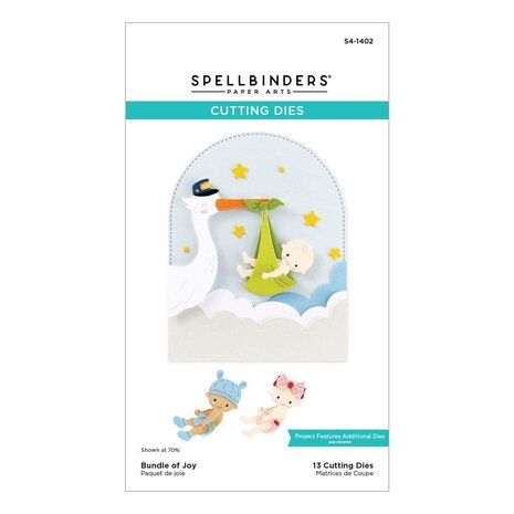 Spellbinders Little Smiles Bundle of Joy Dies (S4-1402) Spellbinders Little Smiles Bundle of Joy Dies (S4-1402)