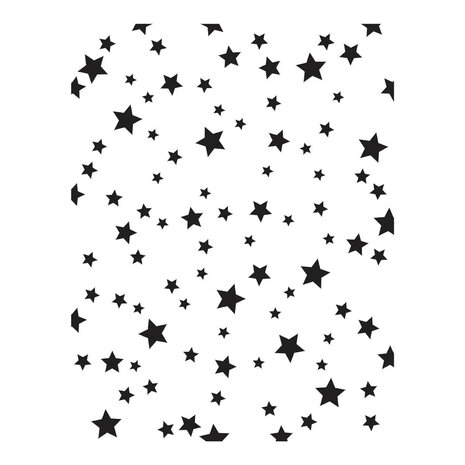 Spellbinders Little Smiles Falling Stars BetterPress Plate (BP-262)