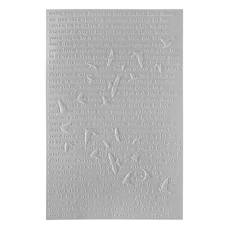 Spellbinders Collaged Birds Soaring 3D Embossing Folder (E3D-123) Spellbinders Collaged Birds Soaring 3D Embossing Folder (E3D-123)