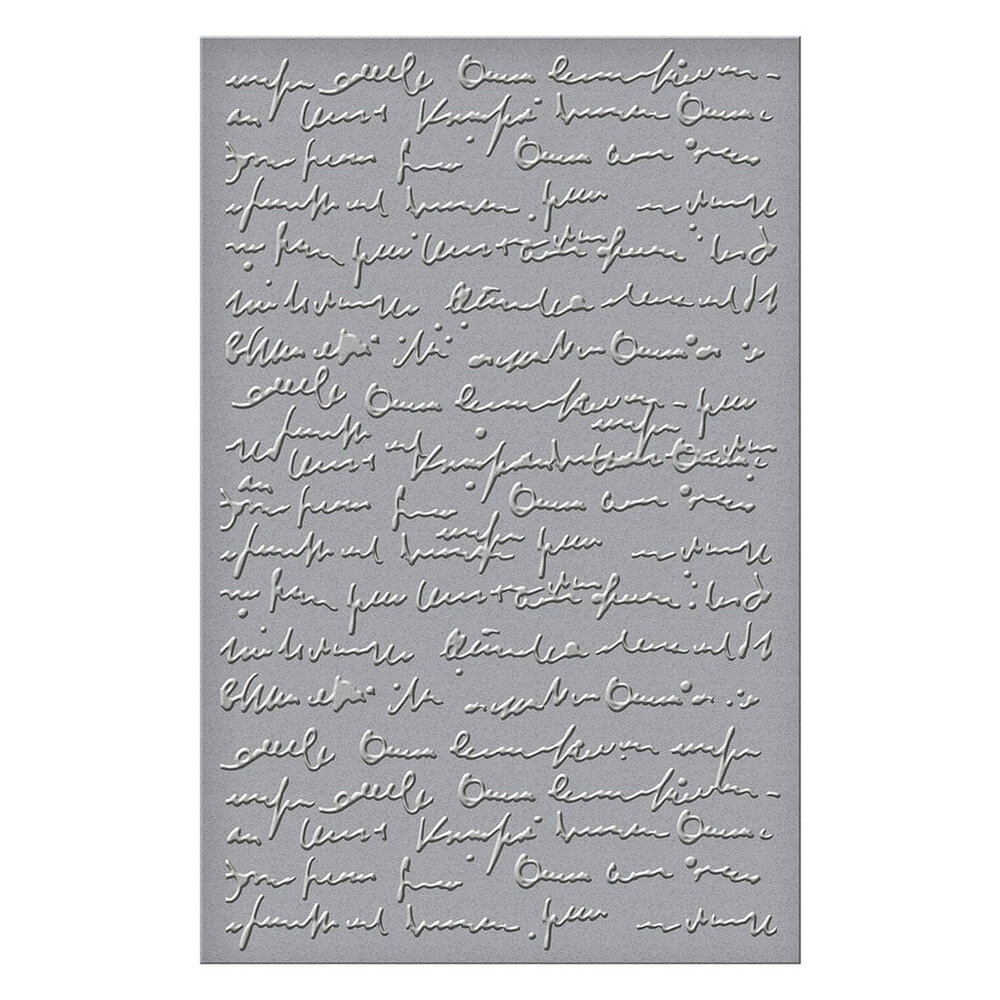 Spellbinders Collaged Birds Scribbled Letter Embossing Folder (SES-065) Spellbinders Collaged Birds Scribbled Letter Embossing Folder (SES-065)