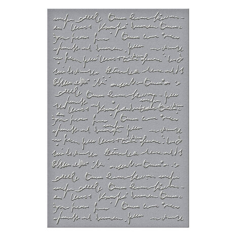 Spellbinders Collaged Birds Scribbled Letter Embossing Folder (SES-065) Spellbinders Collaged Birds Scribbled Letter Embossing Folder (SES-065)