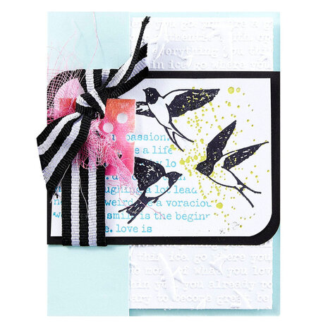 Spellbinders Collaged Birds BetterPress Plates & Die Set (BPR-024) Spellbinders Collaged Birds BetterPress Plates & Die Set (BPR-024)
