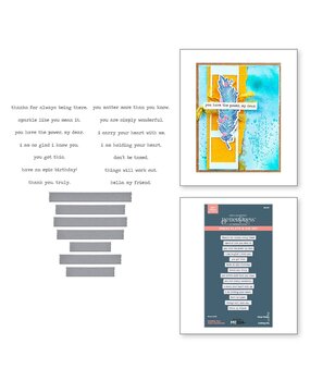 Spellbinders Collaged Birds Holding Your Heart Sentiments BetterPress Plates & Die Set (BP-271) Spellbinders Collaged Birds Holding Your Heart Sentiments BetterPress Plates & Die Set (BP-271)