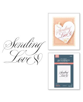 Spellbinders Copperplate On Your Wedding Day Sending Love BetterPress Plate (BP-280) Spellbinders Copperplate On Your Wedding Day Sending Love BetterPress Plate (BP-280)