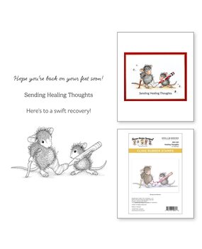 Spellbinders House-Mouse Designs Healing Thoughts Cling Rubber Stamp (RSC-051) Spellbinders House-Mouse Designs Healing Thoughts Cling Rubber Stamp (RSC-051)