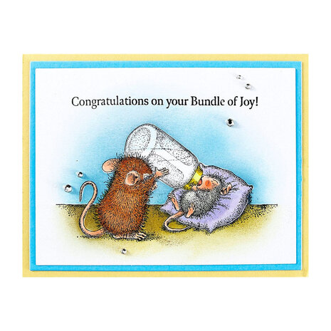 Spellbinders House-Mouse Designs Bundle of Joy Cling Rubber Stamp (RSC-052) Spellbinders House-Mouse Designs Bundle of Joy Cling Rubber Stamp (RSC-052)