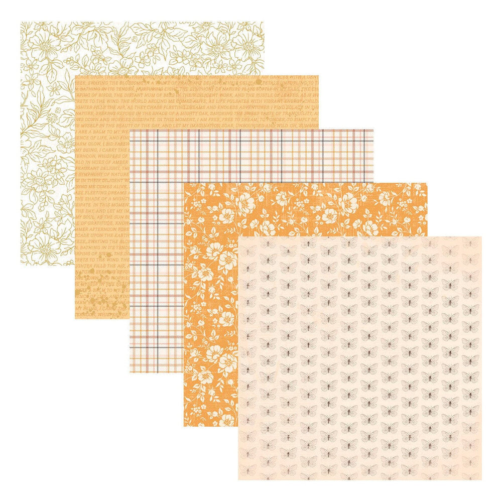 Spellbinders Golden Afternoon 6x6 Inch Paper Pad (168537)