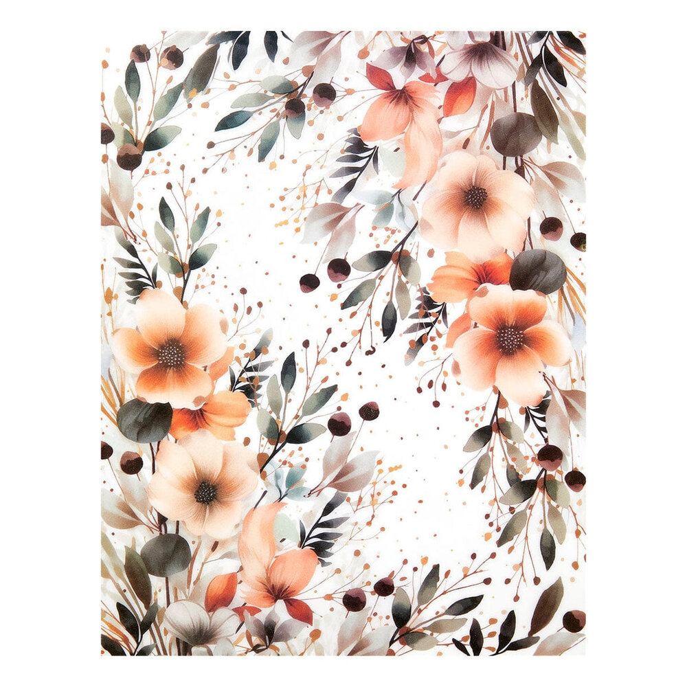 Spellbinders Golden Afternoon Printed Vellum & Foiled Acetate (SCSP-014) Spellbinders Golden Afternoon Printed Vellum & Foiled Acetate (SCSP-014)