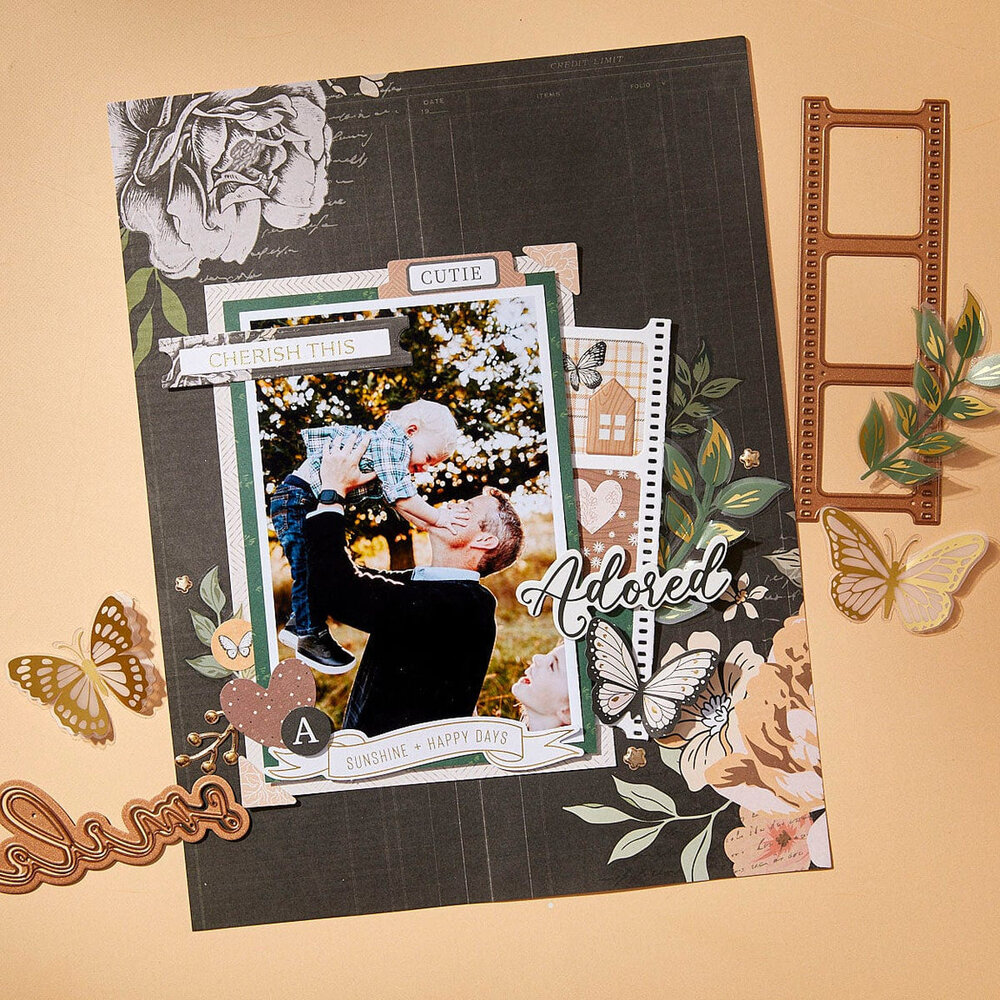 Spellbinders Golden Afternoon Butterfly Embellishments (168819) Spellbinders Golden Afternoon Butterfly Embellishments (168819)