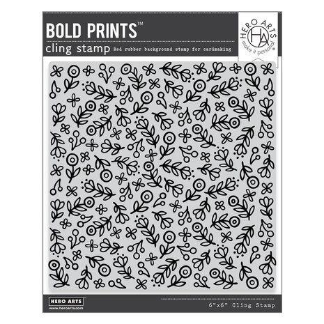 Hero Arts Spring Whimsy Whimsy Floral Cling Rubber Stamp (CG945)