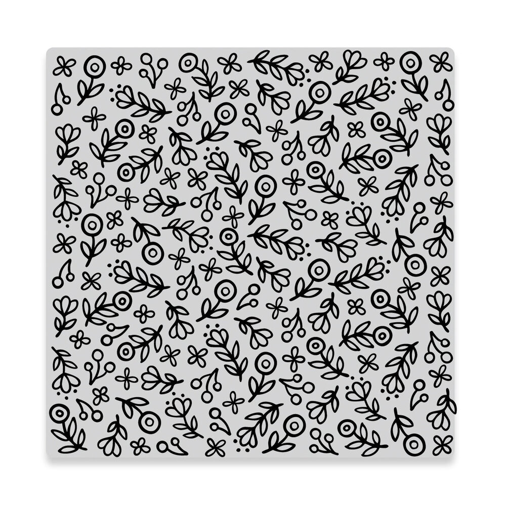 Hero Arts Spring Whimsy Whimsy Floral Cling Rubber Stamp (CG945)