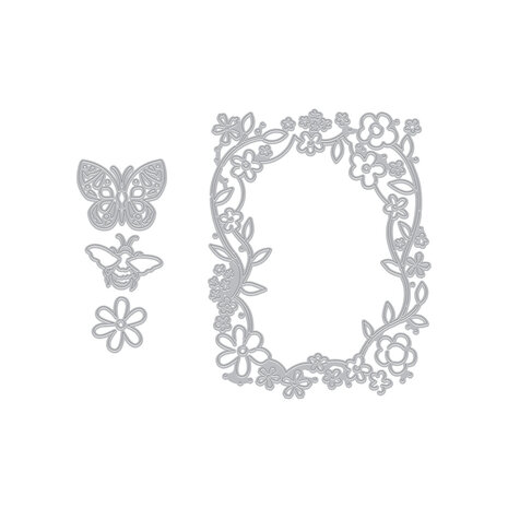 Hero Arts Spring Whimsy Floral Window Layering Dies (DF242) Hero Arts Spring Whimsy Floral Window Layering Dies (DF242)