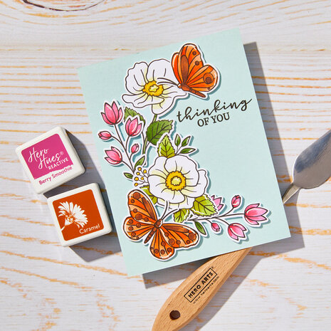 Hero Arts Spring Whimsy Special Day Butterfly Clear Stamps & Dies (SB500) Hero Arts Spring Whimsy Special Day Butterfly Clear Stamps & Dies (SB500)