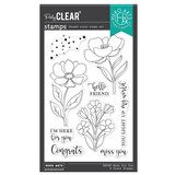 Hero Arts Blossoms & Birdsong Here For You Clear Stamp Set (CM789)