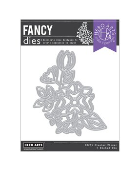 Hero Arts Blossoms & Birdsong Cluster Flower Fancy Dies (DF235)