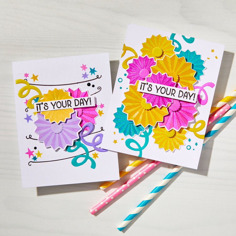 Hero Arts Let's Celebrate Color Layering Stencil (SA298) Hero Arts Let's Celebrate Color Layering Stencil (SA298)