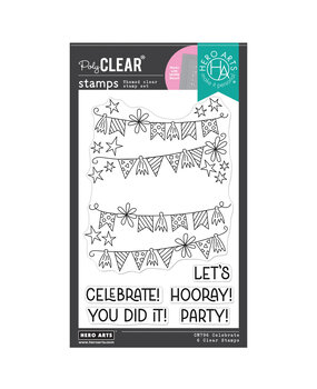 Hero Arts Let's Celebrate Clear Stamp Set (CM796) Hero Arts Let's Celebrate Clear Stamp Set (CM796)