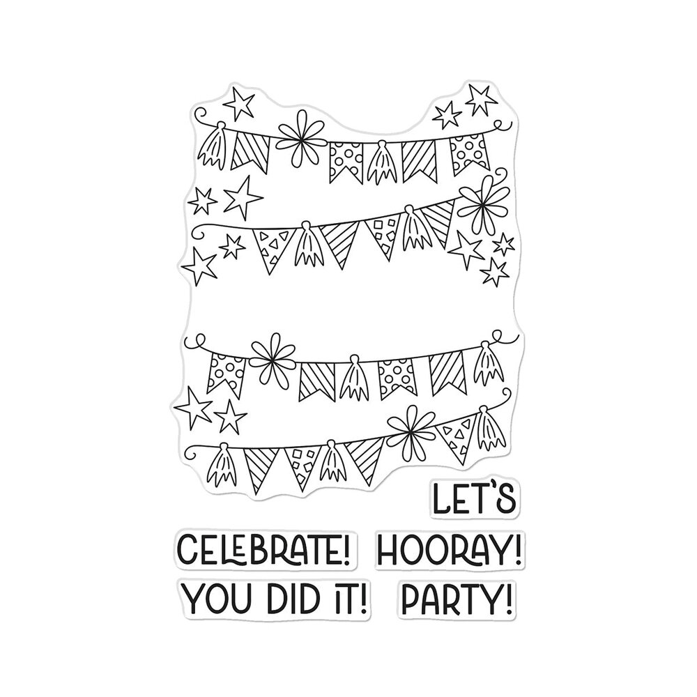 Hero Arts Let's Celebrate Clear Stamp Set (CM796) Hero Arts Let's Celebrate Clear Stamp Set (CM796)