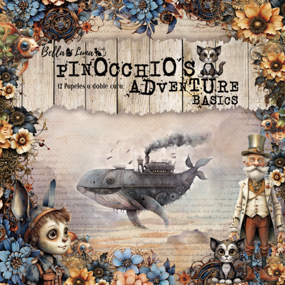 Bella Luna Crafts Pinocchio's Adventure Basics 12x12 Inch Collection Pack (BLC-0058) Bella Luna Crafts Pinocchio's Adventure Basics 12x12 Inch Collection Pack (BLC-0058)