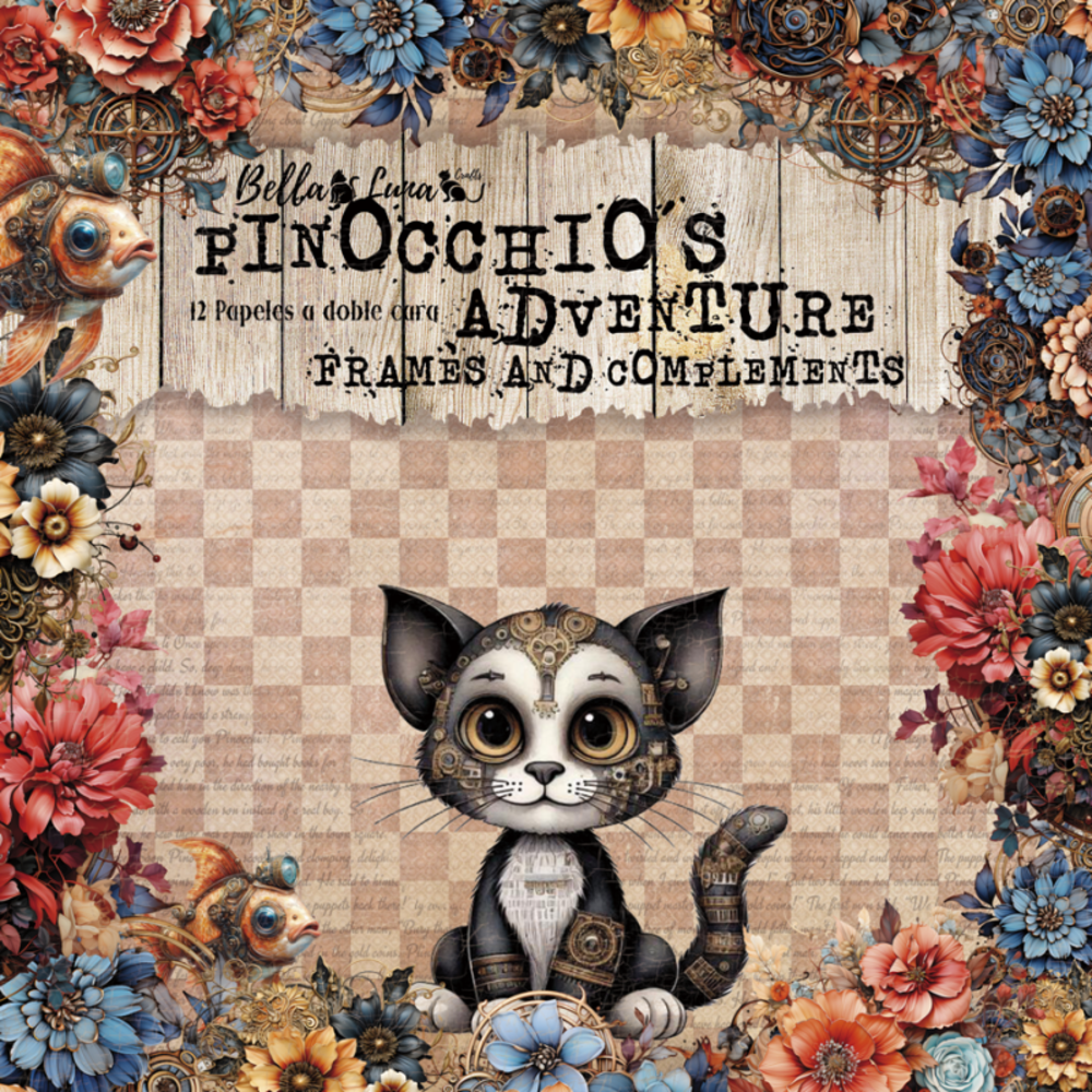 Bella Luna Crafts Pinocchio's Adventure Frames and Complements 12x12 Inch Collection Pack (BLC-0058/M) Bella Luna Crafts Pinocchio's Adventure Frames and Complements 12x12 Inch Collection Pack (BLC-0058/M)