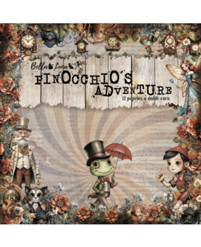 Bella Luna Crafts Pinocchio's Adventure 8x8 Inch Collection Pack (BLC-0057/S) Bella Luna Crafts Pinocchio's Adventure 8x8 Inch Collection Pack (BLC-0057/S)