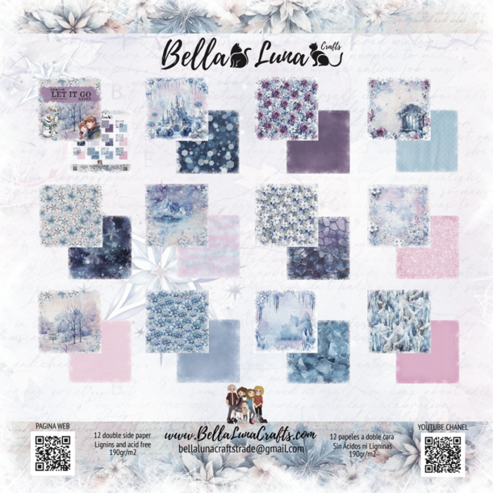 Bella Luna Crafts Let It Go Basics 12x12 Inch Collection Pack (BLC-0060) Bella Luna Crafts Let It Go Basics 12x12 Inch Collection Pack (BLC-0060)