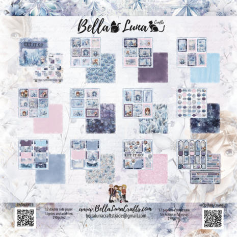 Bella Luna Crafts Let It Go Frames and Complements 12x12 Inch Collection Pack (BLC-0060/M) Bella Luna Crafts Let It Go Frames and Complements 12x12 Inch Collection Pack (BLC-0060/M)