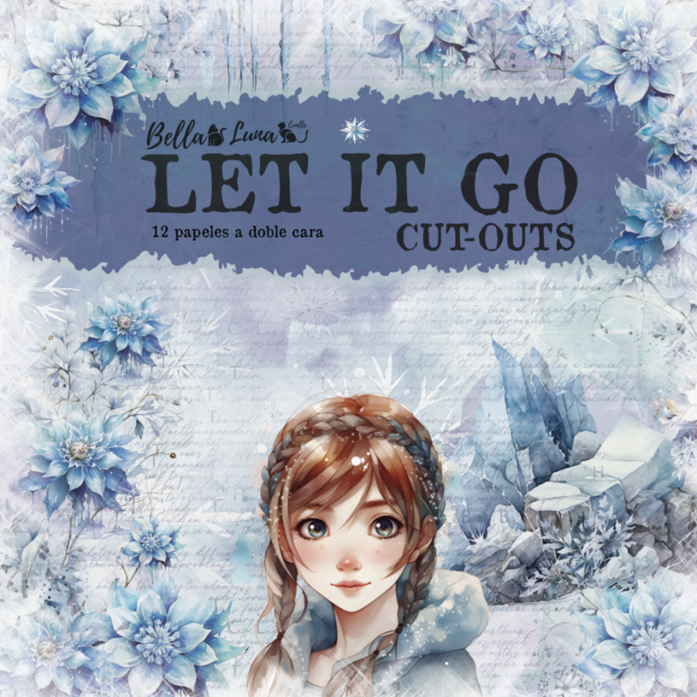 Bella Luna Crafts Let It Go Cut Outs 8x8 Inch Collection Pack (BLC-0060/R)