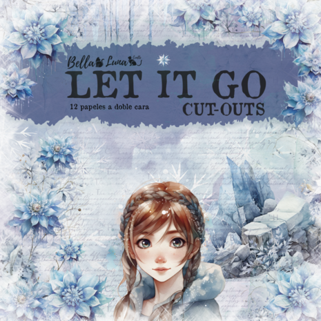 Bella Luna Crafts Let It Go Cut Outs 8x8 Inch Collection Pack (BLC-0060/R)