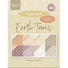 Marianne Design Earth Tones A4 Pretty Papers Bloc (PK9204) Marianne Design Earth Tones A4 Pretty Papers Bloc (PK9204)
