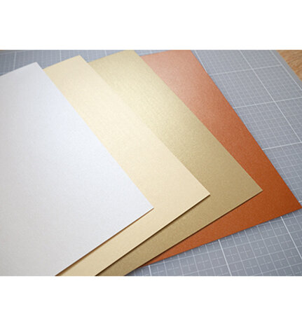 Marianne Design Earth Tones A5 Shimmer Paper Set (PK9206) Marianne Design Earth Tones A5 Shimmer Paper Set (PK9206)